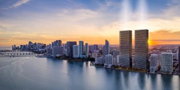 Miami tendrá las torres gemelas más altas de los Estados Unidos y serán frente al mar 